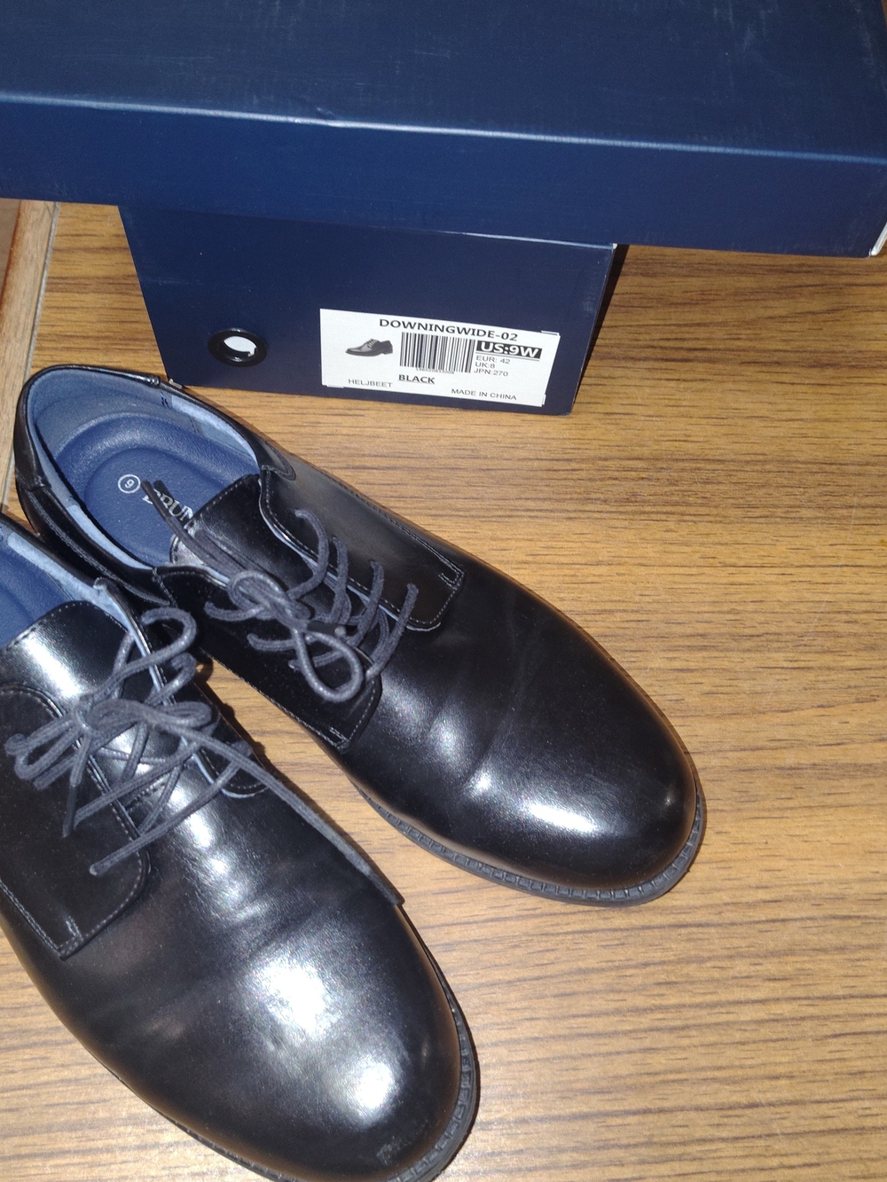 Classic Black Men's Lace-Up Dress Shoes